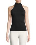 Cashmere Halter-neck Sleeveless
