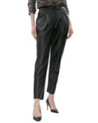 Butter Faux-leather Jogger Pants