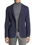 Wool-cashmere Knit Blazer