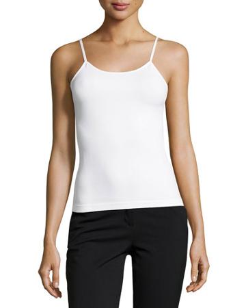 Seamless Tank, White