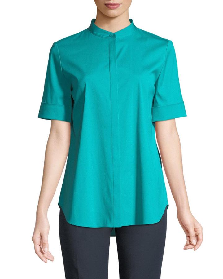 Theodora Belmont-check Blouse
