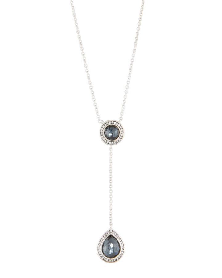 Lollipop&reg; 2-stone Y-necklace W/ Diamonds