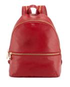 Via Spiga Estelle Leather Backpack, Red