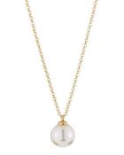 White Pearl Pendant Necklace