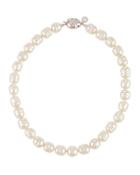 Manmade Pearl Beaded Necklace