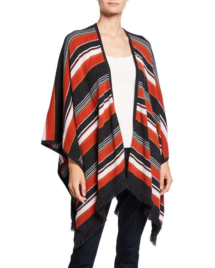 Cashmere Striped Open