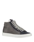 Colorblock Suede High-top