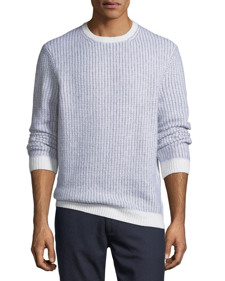 Cashmere-blend Textured-knit