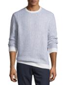Cashmere-blend Textured-knit