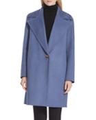 Lebell One-button Luxe Cashmere Coat
