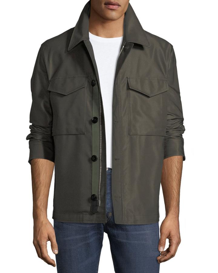 Men's Sateen Military Blouson Jacket
