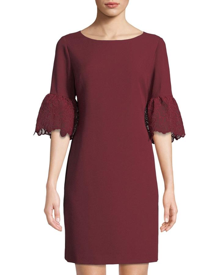 1/2-sleeve Lace-cuff