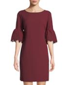 1/2-sleeve Lace-cuff