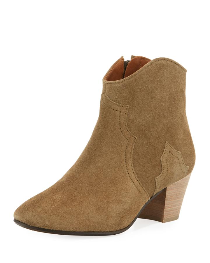 Dicker Suede Western Bootie