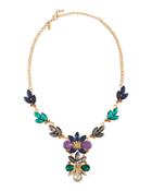 Mixed Crystal Statement Y-drop Necklace