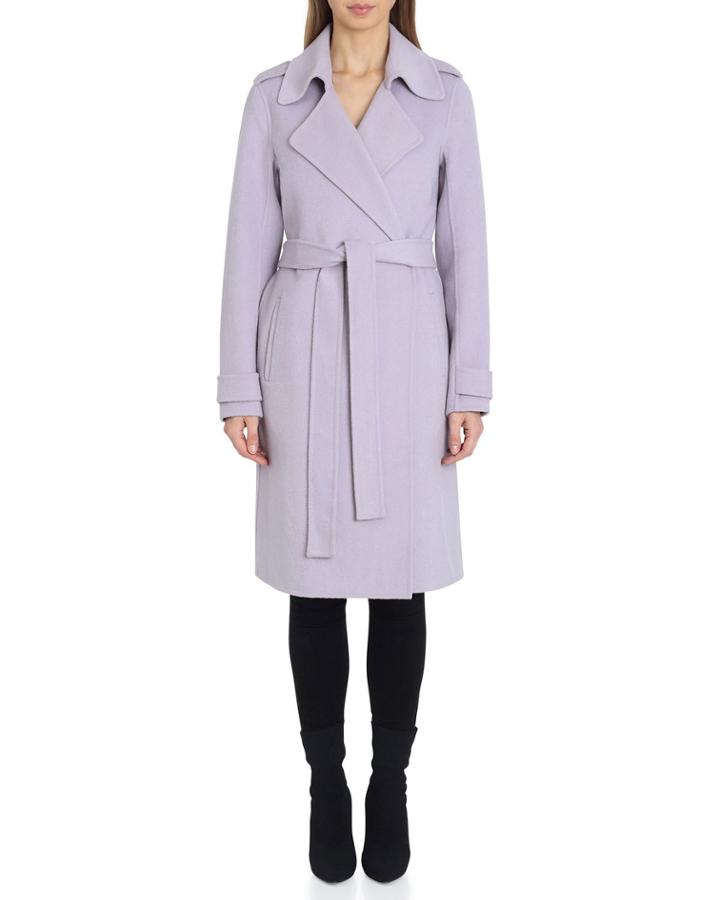Chloe Double-face Wrap Coat