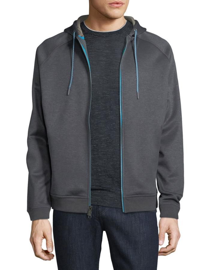 Placid Jersey-face Fleece Hoodie