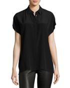Short-sleeve Collared