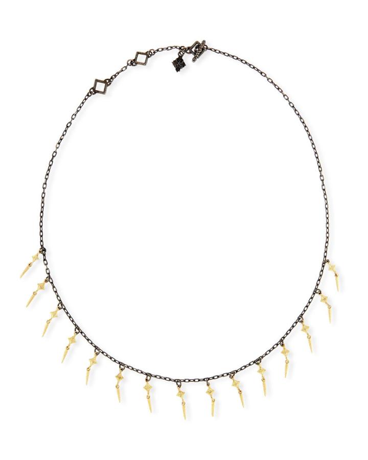 Old World Diamond Crivelli Shaker Necklace