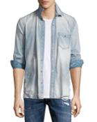 Weston Distressed Denim Shirt,