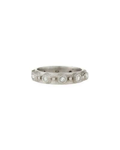 New World White Diamond Stacking Ring,