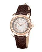35mm Rose Golden Watch W/