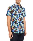 Men's Keeneland Abstract Short-sleeve