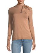 Bow-detail Cold-shoulder
