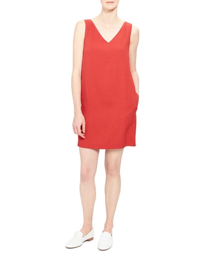 V-neck Sleeveless Mini