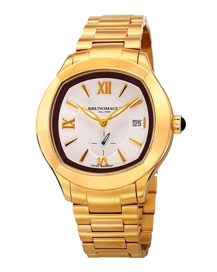Men's 42mm Amadeo Watch W/ Golden Bracelet