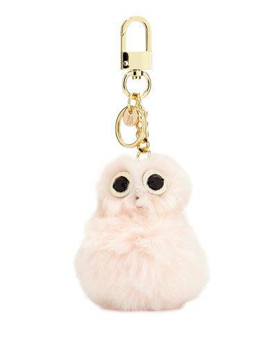 Chicky Pom Handbag Charm, Ivory