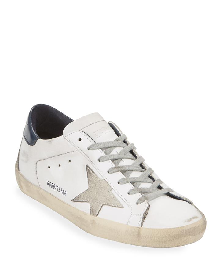 Men's Superstar Low-top Mixed Leather