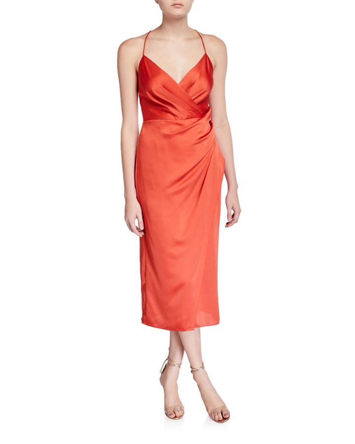 Prime Ruched Asymmetric Satin