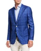 Men's Windowpane Check
