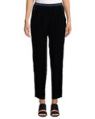 Slouchy Velvet Ankle Pants