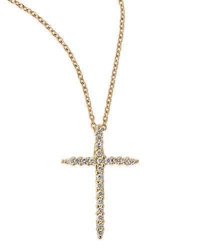 Cross Necklace With Diamonds