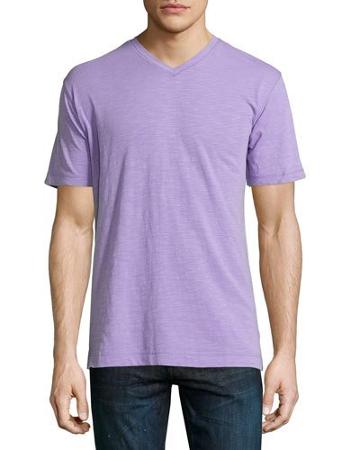 Short-sleeve V-neck Tee,