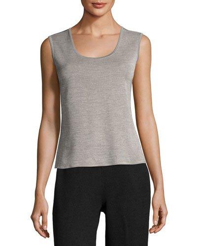 22l Scoop-neck Tank Top, Gray