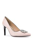 Faviola Ornamented Woven Pumps