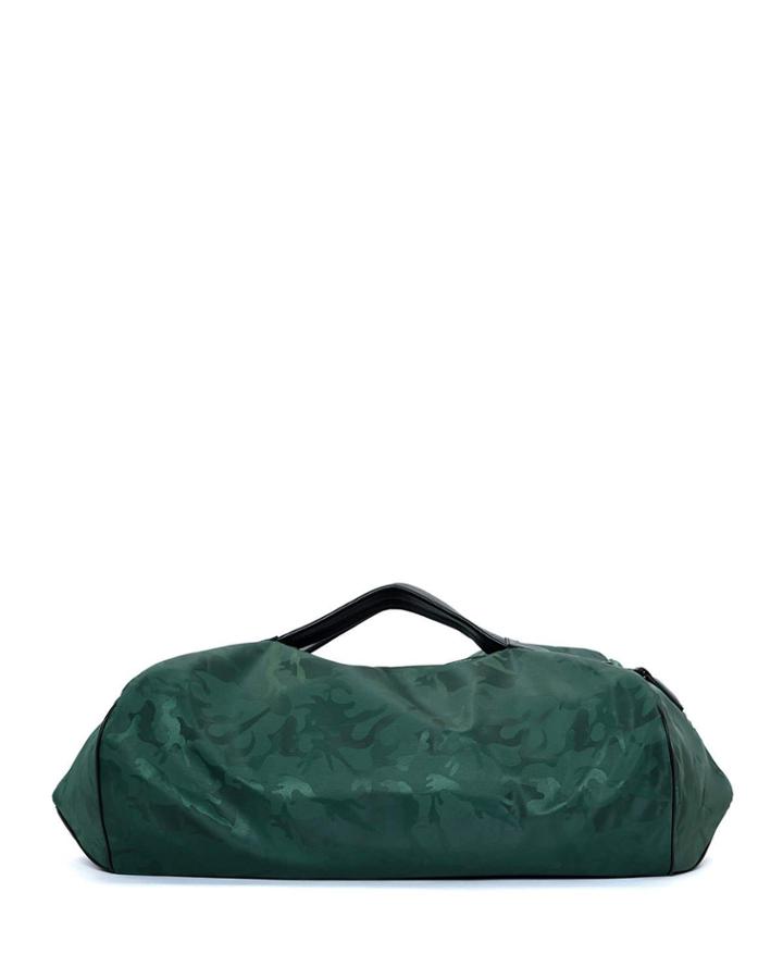 Camo Zip-top Gym Duffel Bag