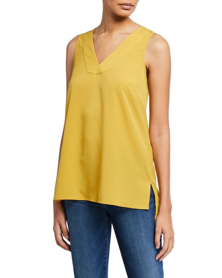 Tuck-pleated High-low Tank