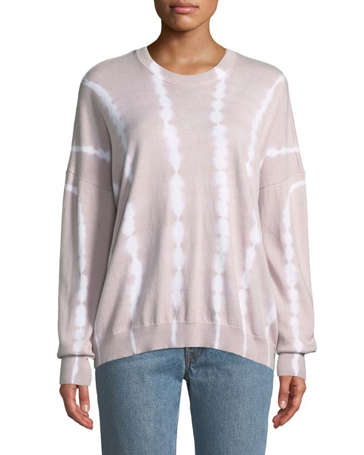 Tie-dye Cotton-cashmere Crewneck