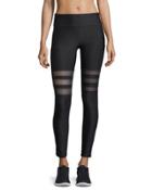 Front Power-mesh Stripe