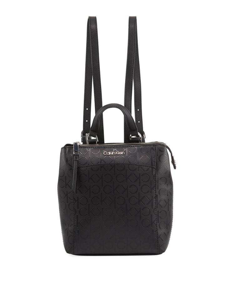 Ck Monogram Backpack Bag
