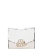 Curl Small Chain Smooth Leather Clutch Bag