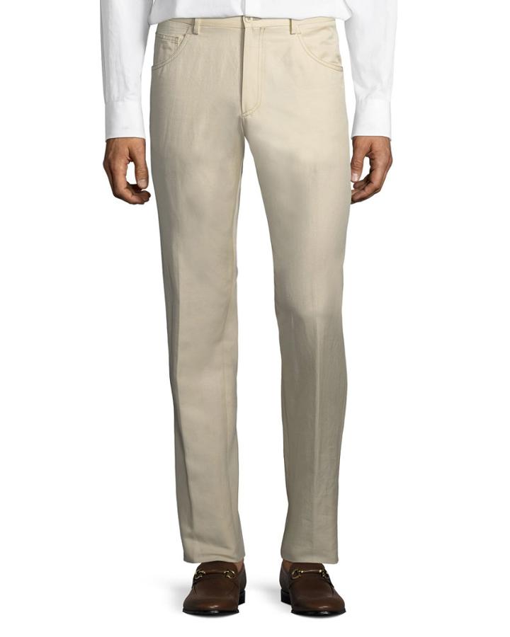 Rasolino Cotton-linen Pants