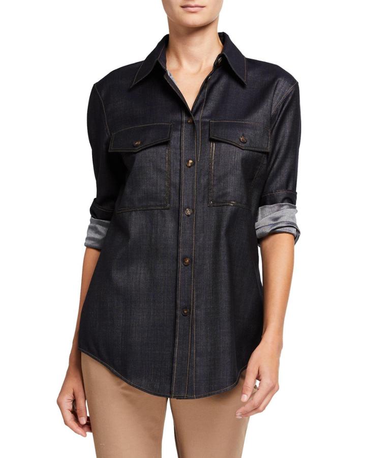 Briar Mercantile Cloth Long-sleeve Blouse