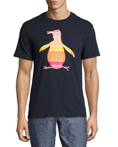 Ombr&eacute; Sunset-stripe Tee, Dark