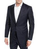 Men's Prince Of Wales Plaid Peak-lapel Two-piece
