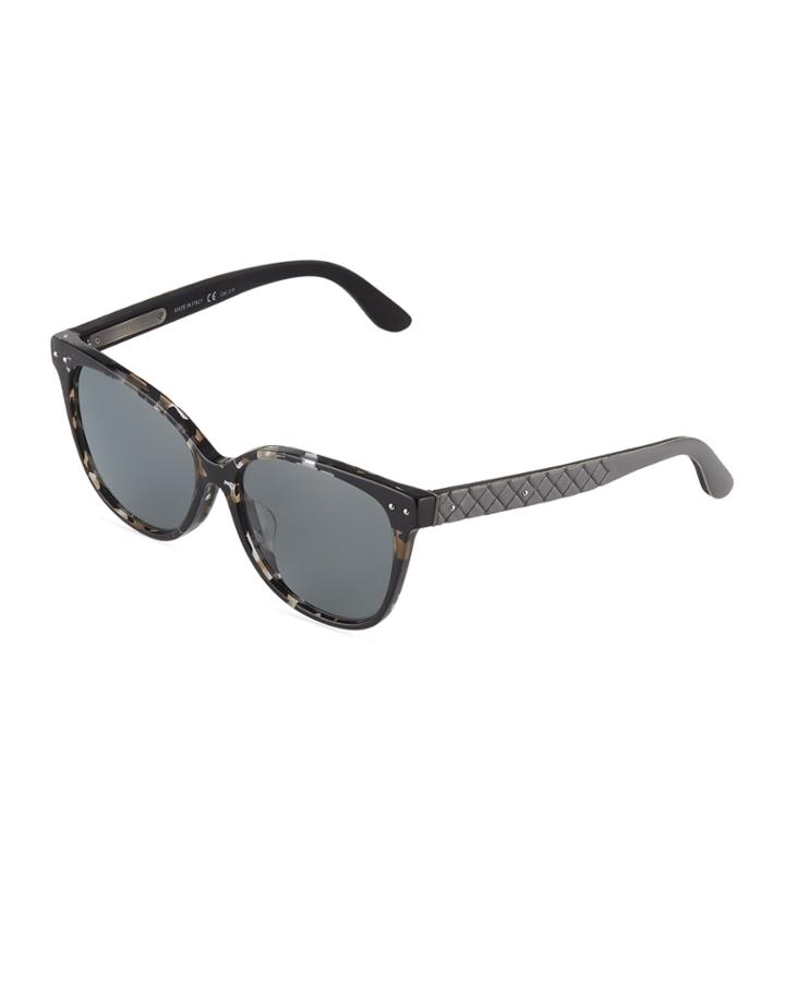 Square Acetate/leather